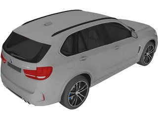 BMW X5M [F15] (2016) 3D Model preview