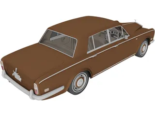 Rolls Royce Silver Shadow 3D Model preview