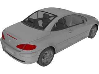 Peugeot 307 CC 3D Model preview