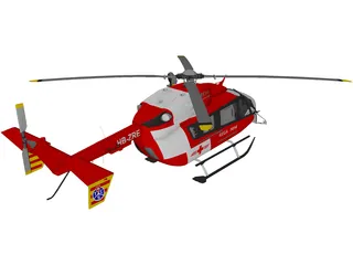 Eurocopter EC145 3D Model preview