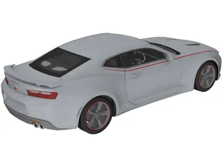 Chevrolet Camaro SS (2016) 3D Model preview