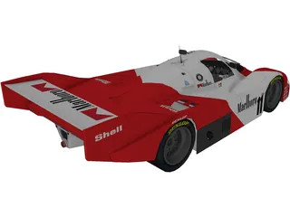 Porsche 956 (1983) 3D Model preview