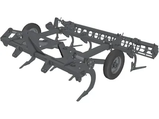 Cultivator Subsoiler 3D Model preview