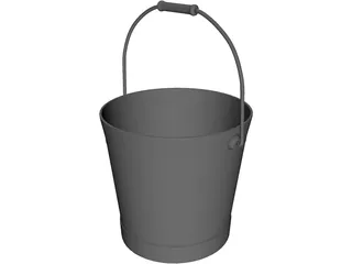 Water Bucket 3D Model preview