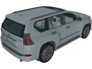 Lexus GX460 (2014) 3D Model preview