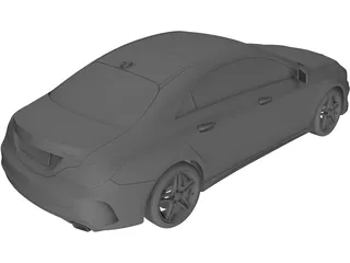 Mercedes-Benz CLA (2015) 3D Model preview