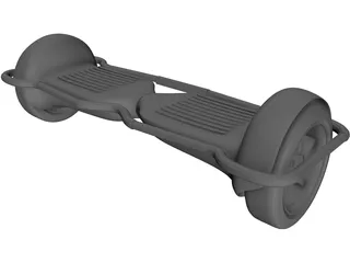 Hover Board 3D Model preview