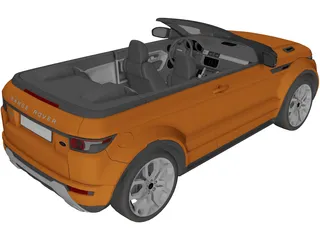 Land Rover Evoque Cabriolet 3D Model preview