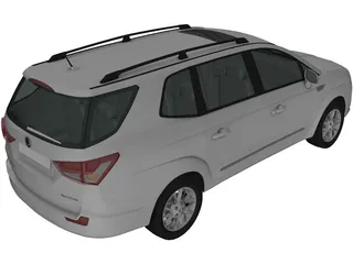 SsangYong Stavic 3D Model preview