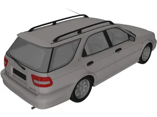 Suzuki Baleno Kombi (1999) 3D Model preview