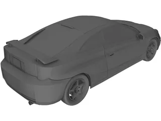 Toyota Celica GTS (2005) 3D Model preview