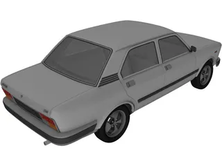 Fiat 132 (1981) 3D Model preview