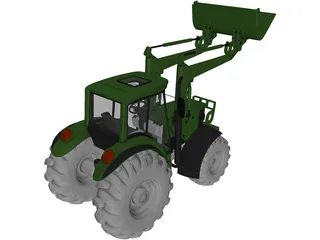 Front Loader 3D Model preview