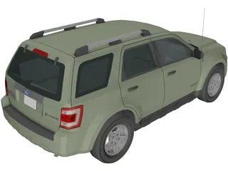Ford Escape Hybrid 3D Model preview