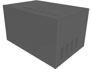 Microwave 3D Model preview