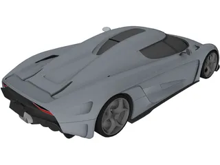 Koenigsegg Regera (2015) 3D Model preview