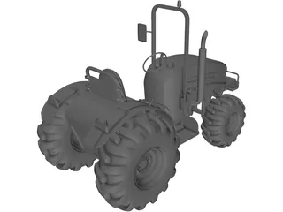 Tractor 3D Model preview