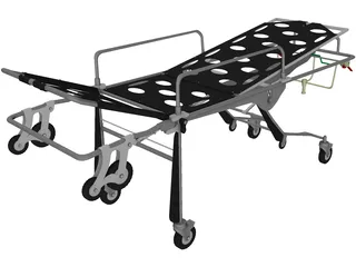 Meber Mercury Liter Stretcher 7080 3D Model preview