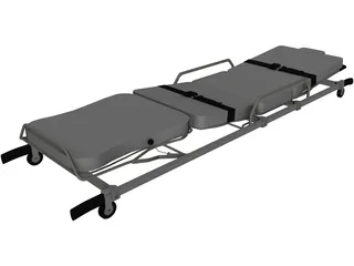 Pensi 2000 SE Ambulance Strecher 3D Model preview