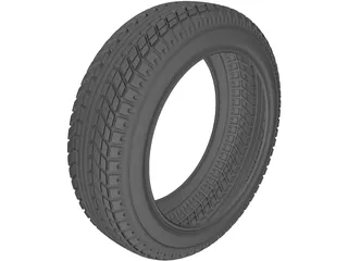 Tyre 3D Model preview