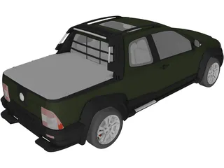 Fiat Strada Adventure (2013) 3D Model preview