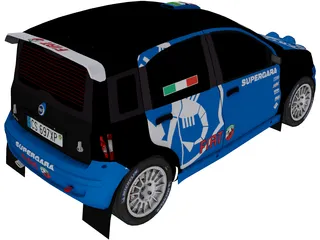 Fiat Panda Kit Car 3D Model preview