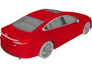 Mazda 6 Sedan (2016) 3D Model preview