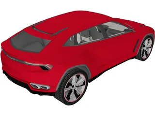 Lamborghini Urus Concept 3D Model preview