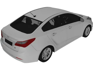 Hyundai HB20S 3D Model preview