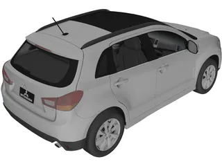 Mitsubish Outlander Sport (2013) 3D Model preview