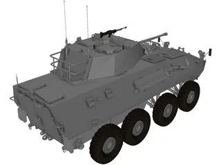 Piranha Lav-25 3D Model preview