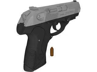 Beretta Px4 Storm 3D Model preview