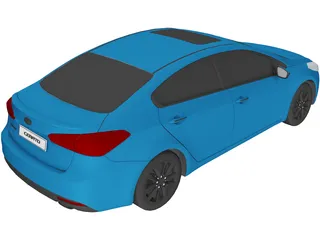 Kia Cerato (2017) 3D Model preview