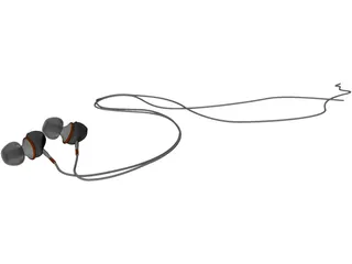 Earphones 3D Model preview