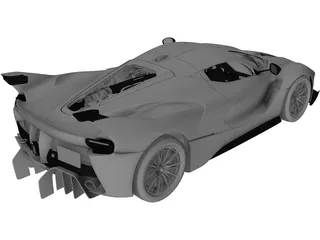 Ferrari FXX-K (2016) 3D Model preview