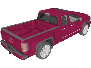 GMC Sierra Pickup (2016) 3D Model preview