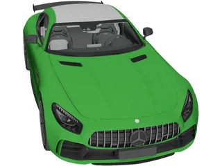 Mercedes-AMG GT R (2017) 3D Model preview