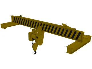 Crane 3D Model preview