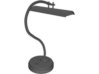 Desk Lamp 3D Model preview