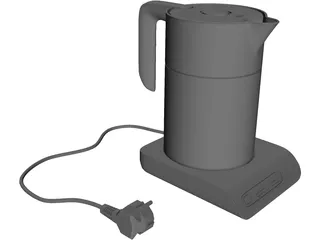 Bosch Electric Kettle 3D Model preview