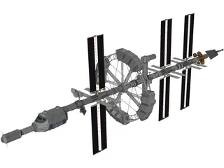 Hermes Spacecraft 3D Model preview