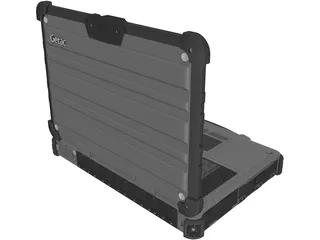 Getac X500 Laptop 3D Model preview