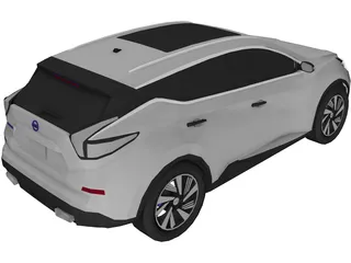 Nissan Murano (2016) 3D Model preview