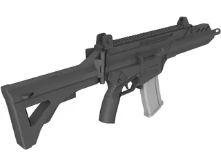 FX-05 Fusil Xiuhcoatl 3D Model preview