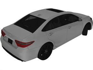 Toyota Camry (2015) 3D Model preview