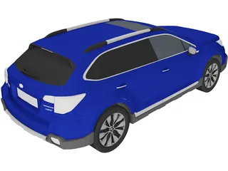 Subaru Outback 3D Model preview