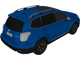 Subaru Forester 3D Model preview