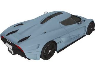 Koenigsegg Regera (2017) 3D Model preview