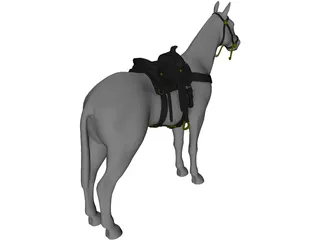 Horse 3D Model preview