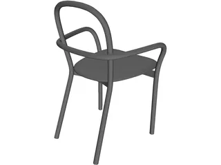 Studio Chair Niskota 3D Model preview
